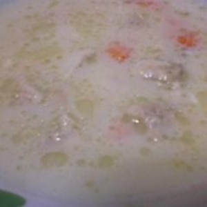 何でも入れちゃう☆豆乳の中華スープ